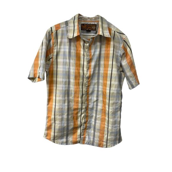 Prana Plaid Button Down Shirt Men’s Size Medium - Picture 1 of 5